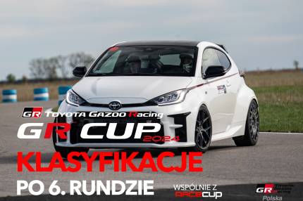 Klasyfikacje TOYOTA GR CUP 2024 po 6. rundzie na  Moto Park Ułęż